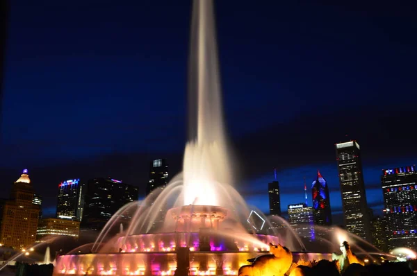 Chicago Illinois Estados Unidos Julio 2016 Panorama Del Horizonte Chicago — Foto de Stock