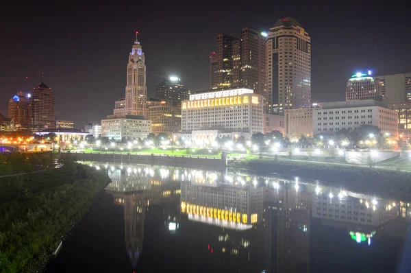 Columbus Ohio Usa August 2016 Ohio City Skyline — Stockfoto