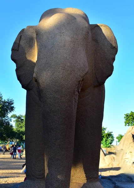 Chennai Tamilnadu India Septiembre 2018 Estatua Elefante — Foto de Stock