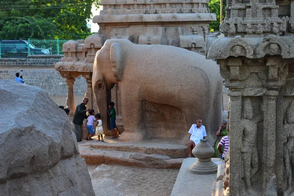 Chennai Tamilnadu Ινδία Σεπτεμβρίου 2018 Άγαλμα Ελέφαντα Στο Πορτ Μπλερ — Φωτογραφία Αρχείου
