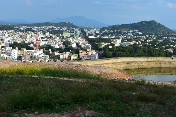 Namakkal Tamilnadu Hindistan Ekim 2018 Namakkal Fort Şehir Manzaralı — Stok fotoğraf