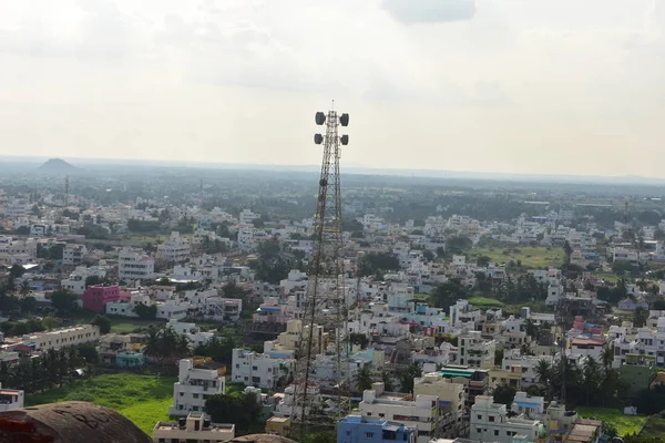 Namakkal Tamilnadu Hindistan Ekim 2018 Namakkal Kalesi Şehir Görünümü — Stok fotoğraf