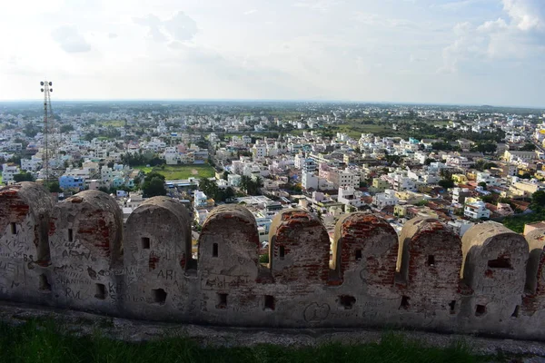 Namakkal Tamilnadu Índia Outubro 2018 Namakkal Fort City View — Fotografia de Stock