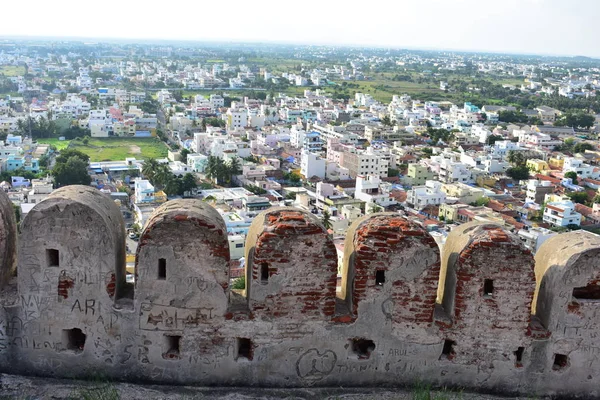 Namakkal Tamilnadu Inde Octobre 2018 Namakkal Fort City View — Photo