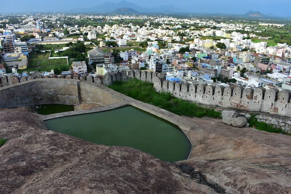 Namakkal Tamilnadu India Ottobre 2018 Waterbody Forte Namakkal — Foto Stock