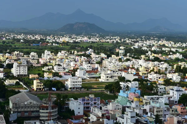 Namakkal Tamilnadu Índia Outubro 2018 Namakkal Cidade Sobre Outeiro — Fotografia de Stock