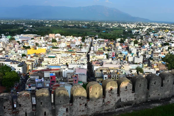 Namakkal Tamilnadu Índia Outubro 2018 Vista Superior Cidade — Fotografia de Stock