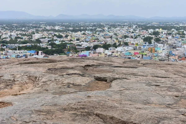 Dindigul Tamilnadu Hindistan Temmuz 2018 Dindigul Rock Fort Görünümünden — Stok fotoğraf