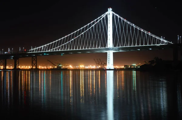 Сан Франциско Калифорния Сша Августа 2015 Года Мост Окленд Бей — стоковое фото