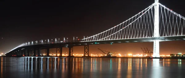 Сан Франциско Калифорния Сша Августа 2015 Года Мост Пересекает Залив — стоковое фото
