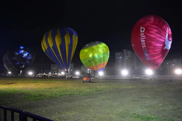 Chennai Tamilnadu Índia Janeiro 2019 Hot Air Ballon Festival — Fotografia de Stock