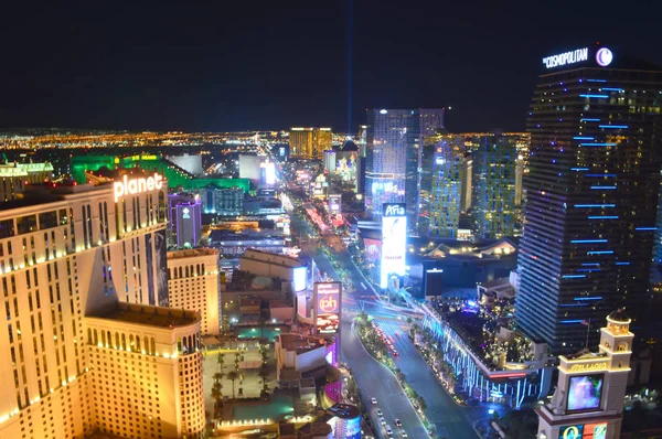 Las Vegas Nevada Usa January 2016 Las Vegas Strip View — Stock Photo, Image