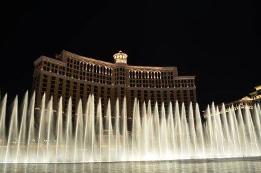 Las Vegas, Nevada, Amerika Birleşik Devletleri - 24 Ocak 2015: Bir Bellagio Fountains