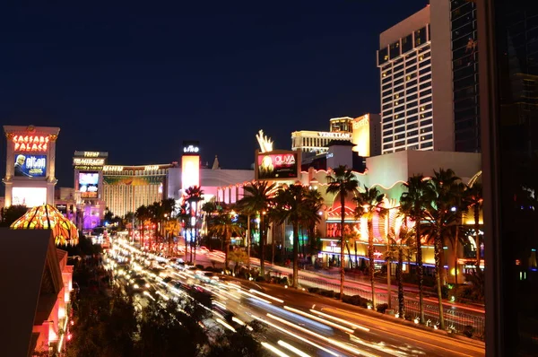 Las Vegas Nevada Usa Stycznia 2015 Las Vegas Strip Nocy — Zdjęcie stockowe