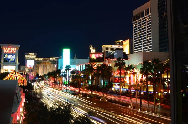 Las Vegas Nevada Usa January 2015 Las Vegas Strip Night — Stock Photo, Image