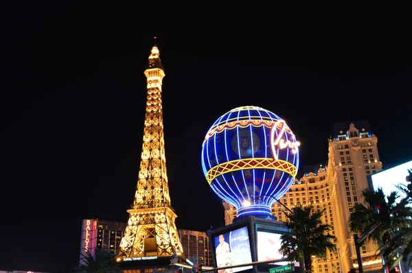 Las Vegas Nevada Usa January 2015 Eiffel Tower Paris Las — Stock Photo, Image