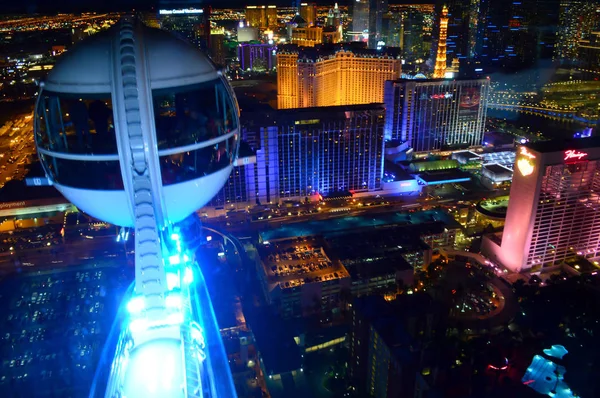 Las Vegas, Nevada, Amerika Birleşik Devletleri - 23 Ocak 2016: dönme dolap Las Vegas Strip üzerinde