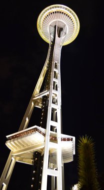 Seattle, Washington, ABD - 17 Nisan 2015: Space Needle