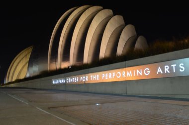 Kansas City, Missouri, Amerika Birleşik Devletleri - 5 Eylül 2015: Kauffman merkezi sahne sanatları için