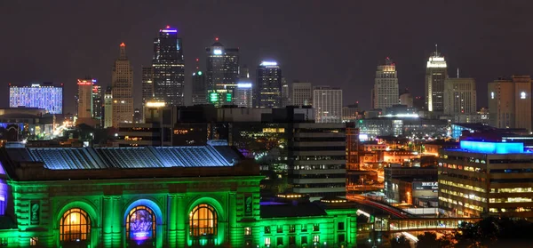 Kansas City, Missouri, Amerika Birleşik Devletleri - 5 Eylül 2015: Kansas City Mo manzarası