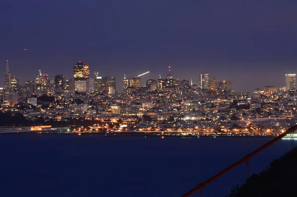 San Francisco Kalifornie Usa Srpna 2015 Panorama Mostu Golden Gate — Stock fotografie