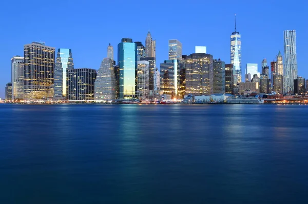 New York City Usa Oktober 2014 New York Skyline Från — Stockfoto