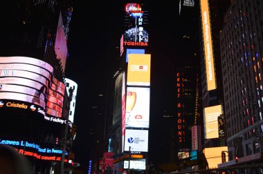 New York City, ABD, 5 Ekim 2014: Times Square New York City
