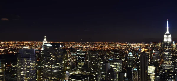 뉴욕시 2014 뉴욕시와 록펠러 센터에서 엠파이어 스테이트 — 스톡 사진
