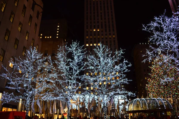 Ciudad Nueva York Diciembre 2014 Navidad Ciudad Nueva York Rockefeller — Foto de Stock