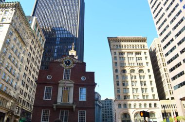 Boston, Massachusetts, Amerika Birleşik Devletleri - 6 Ekim 2014: Eski Devlet House