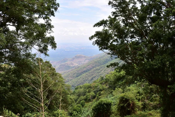 Panoramic view of eastern ghats from Kodaikanal Hills — Stock Photo, Image