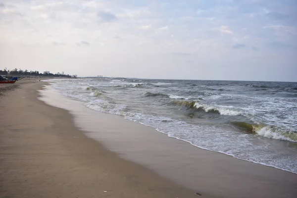 Strand van Kovalam in East Coast Road Chennai — Stockfoto