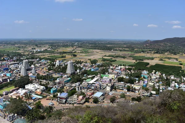 Chennai, Tamilnadu, Hindistan: 14 Nisan 2019 - Thirukazhukundram'daki Vedagiriswarar Tapınağı — Stok fotoğraf