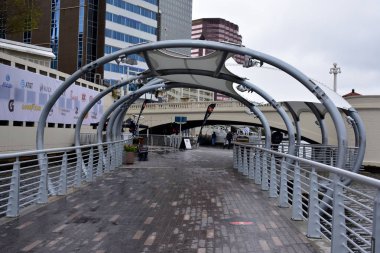 Tampa, Flordia, Abd - 7 Ocak 2017: Tampa Riverwalk