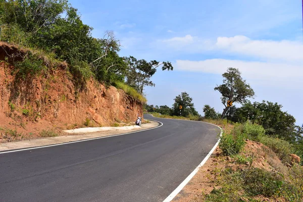 Road To Meghamalai Hills Saç Tokası Bends ile Stok Resim