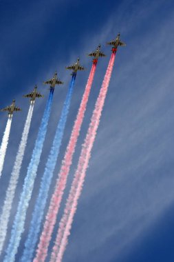 Moskova, Rusya 9 Mayıs 2018: Su-25 