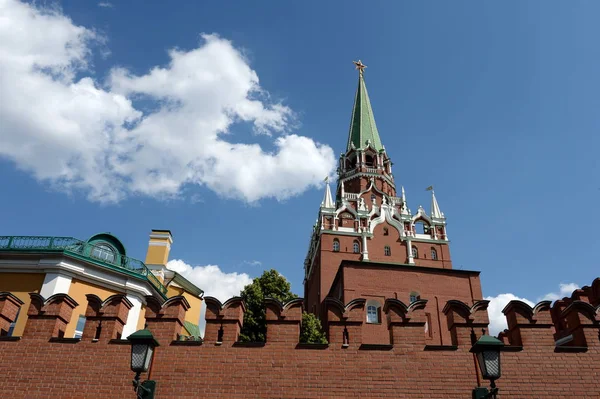Москва Россия Июня 2018 Года Троицкая Башня Московского Кремля — стоковое фото