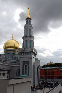  Moskova katedral cami. Moskova'da bir dünyanın ana cami Rusya ve Avrupa'da.