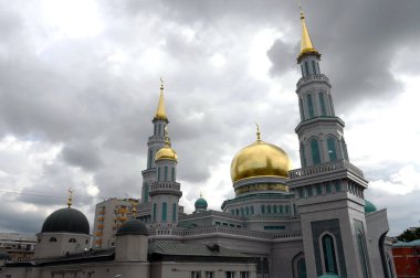  Moskova katedral cami. Moskova'da bir dünyanın ana cami Rusya ve Avrupa'da.