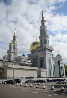  Moskova katedral cami. Moskova'da bir dünyanın ana cami Rusya ve Avrupa'da.