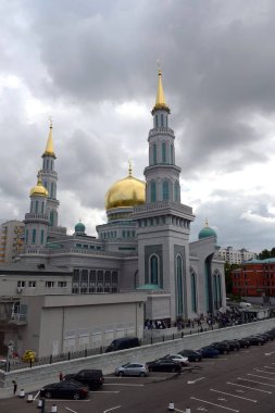  Moskova katedral cami. Moskova'da bir dünyanın ana cami Rusya ve Avrupa'da.