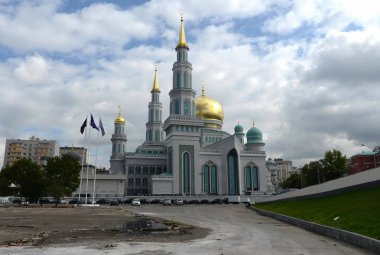 Moskova katedral cami. Moskova'da bir dünyanın ana cami Rusya ve Avrupa'da.