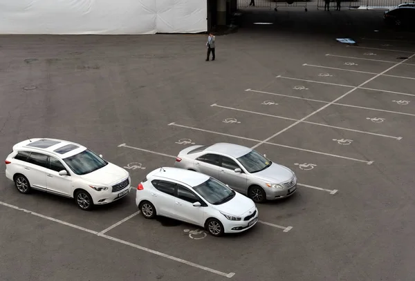 Parking for disabled cars. — Stock Photo, Image