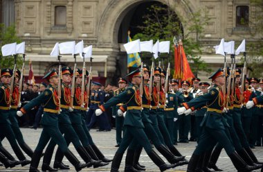  Ayrı komutanın başkalaşım alayı zafer geçidi prova, şeref kıtası askerlik 