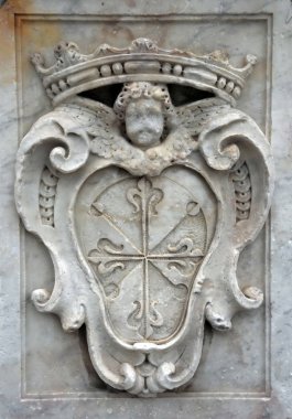  Cadiz antik şehir parkının heykel parçası.