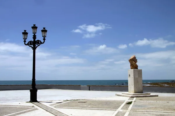 Cadiz Espagne Juillet 2011 Buste Célèbre Musicien Espagnol Alba Paco — Photo