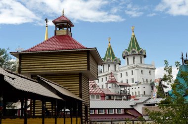 Izmailovo Kremlin Moskova'da görünümünü