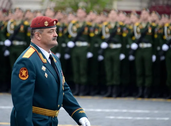 ロシア連邦大佐セルゲイ・メリコフの国家警備隊の連邦サービスの第一副部長 — ストック写真