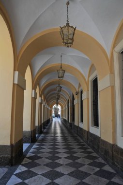  Cadiz antik şehir bir binada parçası
