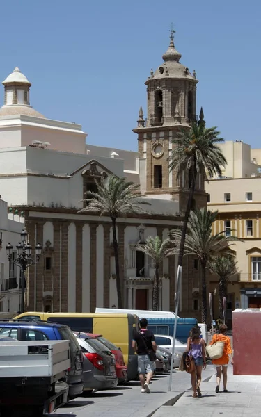 De weergave van Cadiz is een van de oudste steden van West-Europa. — Stockfoto